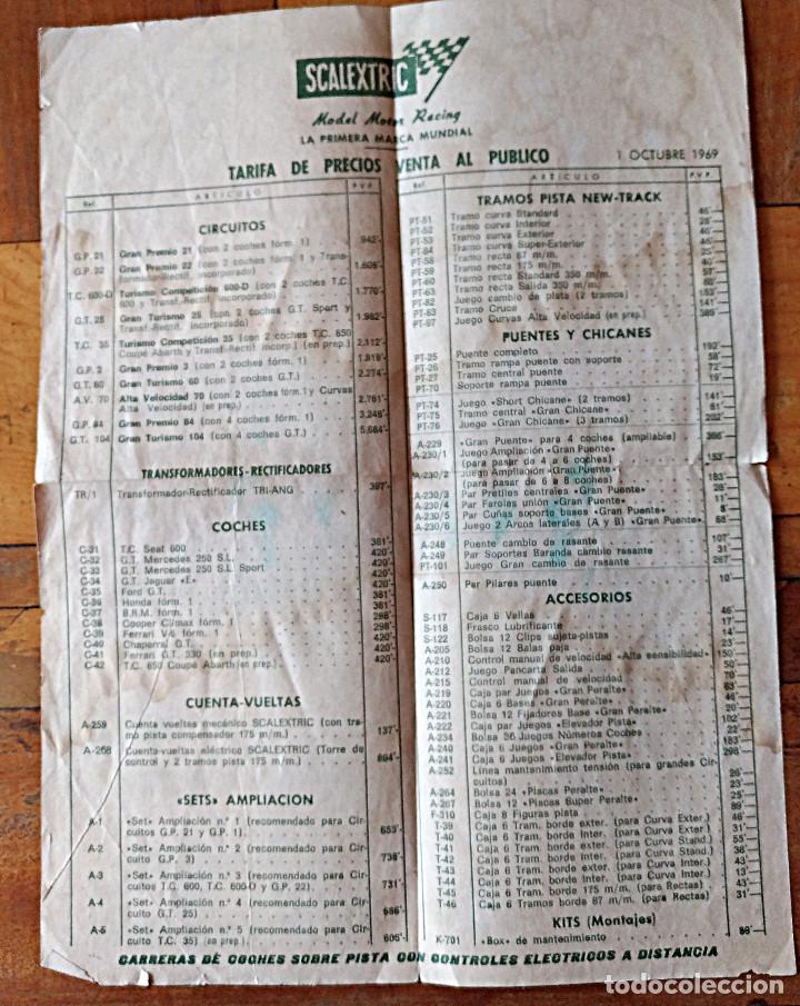 Scalextric: Scalextric Vintage documentos lote - Foto 18