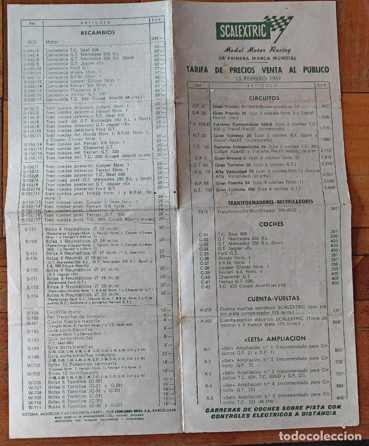 Scalextric: Scalextric Vintage documentos lote - Foto 21