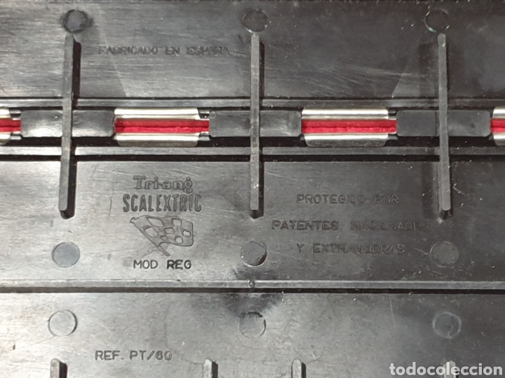 Scalextric: Lote 4 rectas 35mm Scalextric Triang - Foto 3