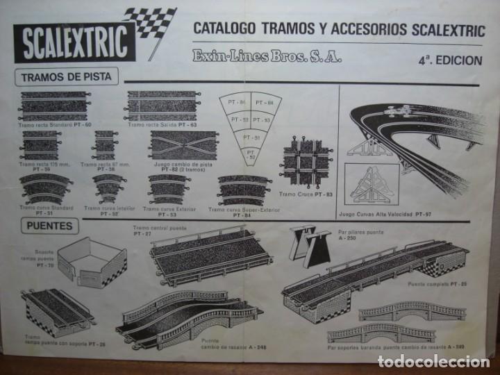 Scalextric: SCALEXTRIC. Cat&aacute;logo de tramos y accesorios. 4&ordf; EDICION. Original. - Foto 1