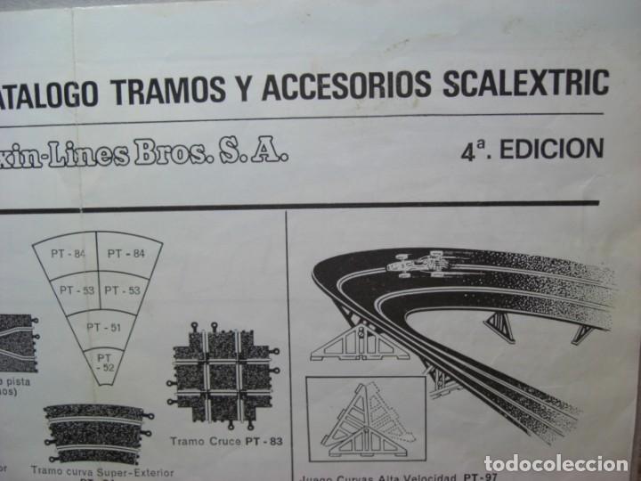 Scalextric: SCALEXTRIC. Cat&aacute;logo de tramos y accesorios. 4&ordf; EDICION. Original. - Foto 3
