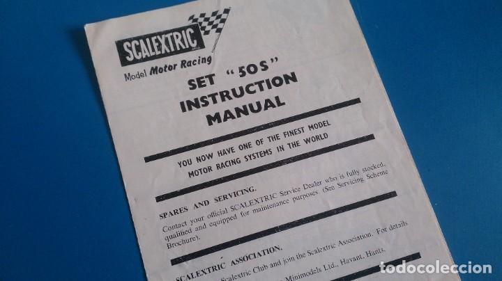Scalextric: INSTRUCCIONES CIRCUITO 50S - Foto 1