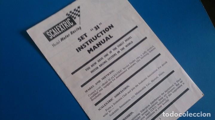 Scalextric: INSTRUCCIONES CIRCUITO 31 UK - Foto 1