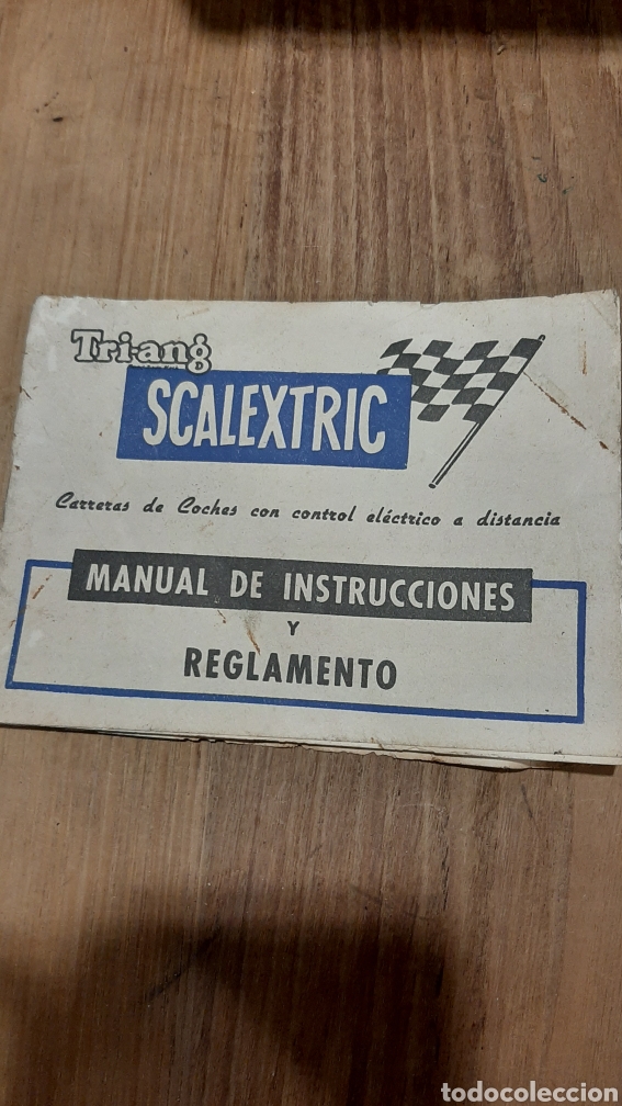 Scalextric: REGLAMENTO SCALEXTRIC TRI ANG VINTAGE - Foto 2