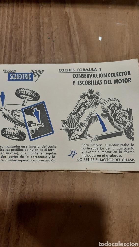Scalextric: REGLAMENTO SCALEXTRIC TRI ANG VINTAGE - Foto 3