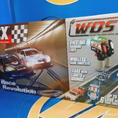 Scalextric: SCX 1:32 SCALE RACING SYSTEM RACE REVOLUTION WOS (WIRELESS OVERTAKING SYSTEM). Lote 312763908