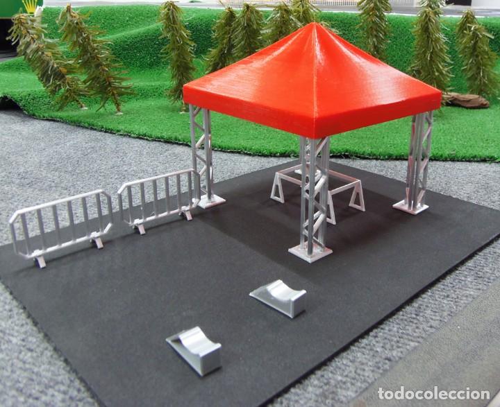 Scalextric: carpa para decoraci&oacute;n con accesorios - Foto 1