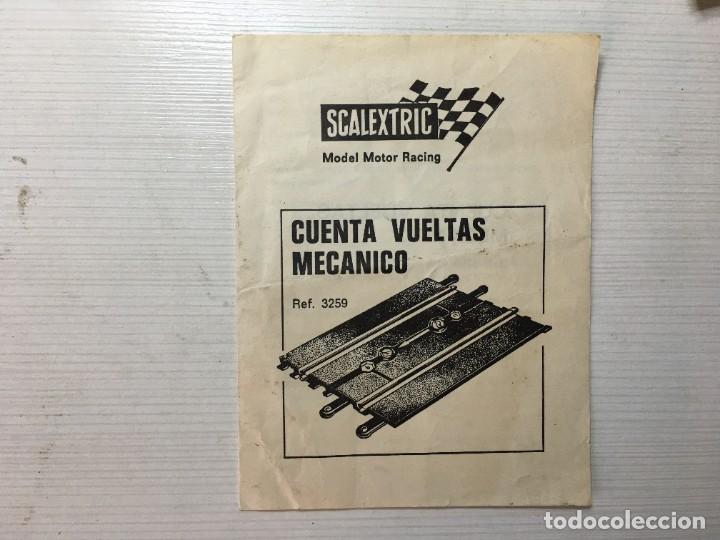 Scalextric: SCALECTRIC CUENTA VUELTAS MECANICO REF. 3259 - Foto 1