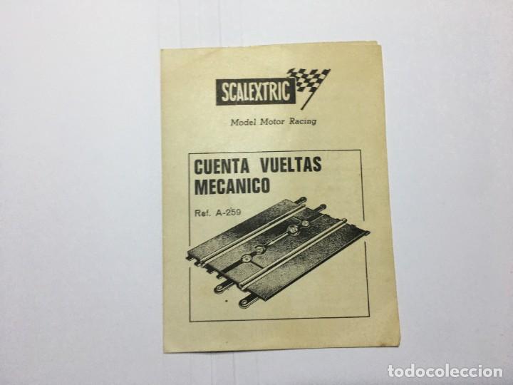 Scalextric: SCALECTRIC CUENTA VUELTAS MECANICO REF. 3259 - Foto 1