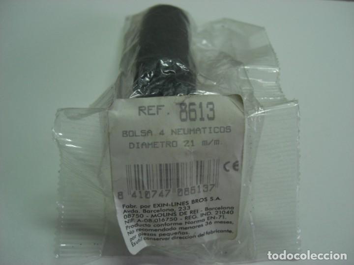 Scalextric: SCALEXTRIC REF&ordf; 8613 - BOLSA 4 NEUMATICOS Di&aacute;metro 21 m/m. - Foto 1