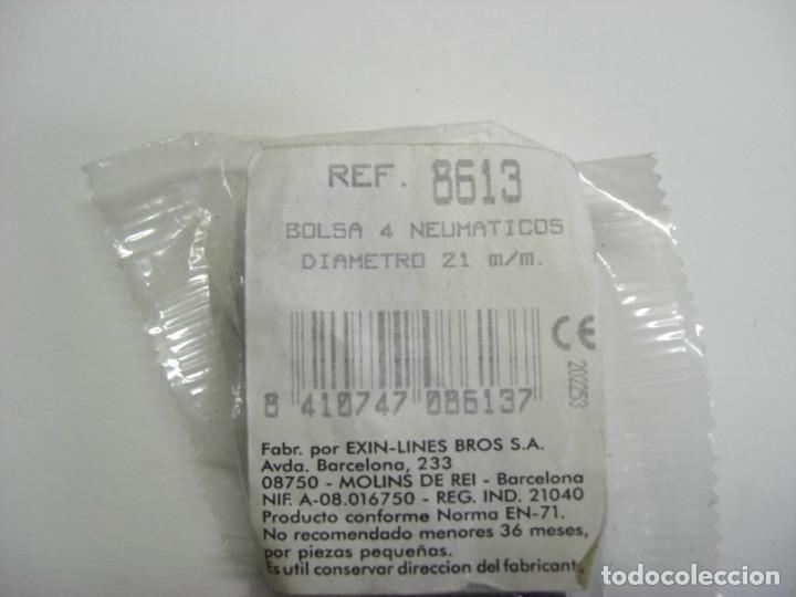 Scalextric: SCALEXTRIC REF&ordf; 8613 - BOLSA 4 NEUMATICOS Di&aacute;metro 21 m/m. - Foto 2