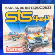 Scalextric: MANUAL INSTRUCCIONES STS 4X4 SCALEXTRIC SUPER TRACK SYSTEM MADE IN SPAIN 20X21CMS. Lote 338564408