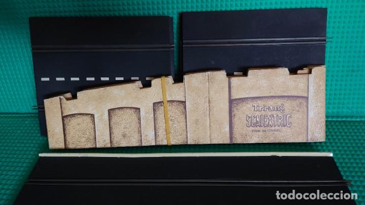Scalextric: PUENTE SCALEXTRIC TRI-ANG FR TIPO RUBBER - Foto 3