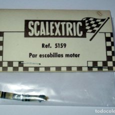 Scalextric: PAR ESCOBILLAS MOTOR CARTON ANTIGUO REF 5159 A ESTRENAR,LOTE 1. Lote 344160653