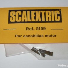 Scalextric: PAR ESCOBILLAS MOTOR CARTON AMARILLO REF 5159 A ESTRENAR,LOTE 15. Lote 344161683