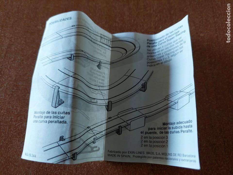 Scalextric: Instrucciones montaje cu&ntilde;a peralta Scalextric - Foto 2