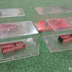 Scalextric: 4 CAJAS URNAS COCHES SCALEXTRIC. Lote 363110735