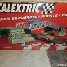 Scalextric: SCALEXTRIC TECNITOYS CAMBIO DE RASANTE / PUENTE / BADÉN. Lote 373687614
