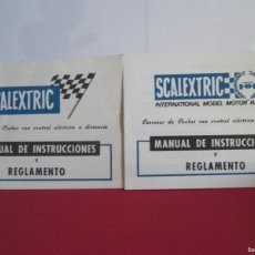 Scalextric: SCALEXTRIC - TRIANG. MANUALES DE INSTRUCCIONES Y MANTENIMIENTO.