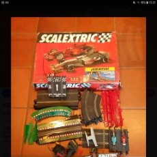 Scalextric: SCALEXTRIC C3-F1+PUENTE COMPLETO+EXTRAS