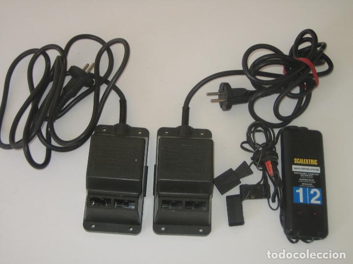 Scalextric: EXIN - ESPA&Ntilde;A - JUEGO DE DOS TRANSFORMADORES - Foto 1