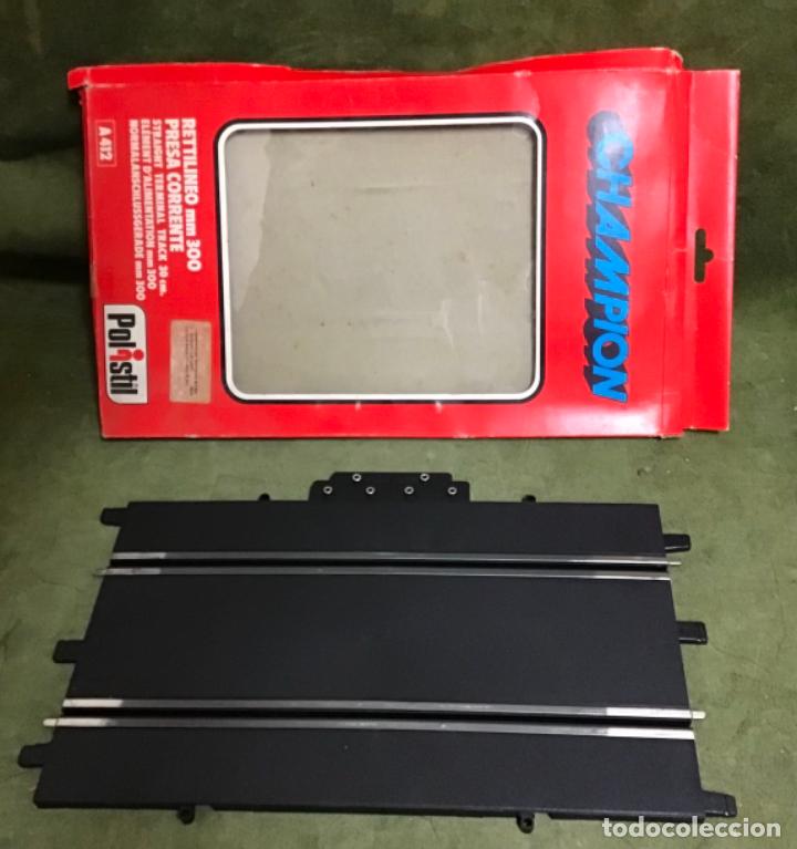 Scalextric: POLISTIL A 412, RECTA PARA CORRIENTE - Foto 1