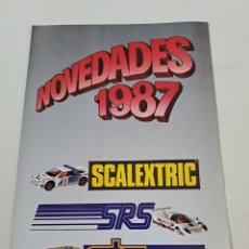 Scalextric: FOLLETO CATALOGO NOVEDADES 1987 SCALEXTRIC EXIN.. Lote 400797469
