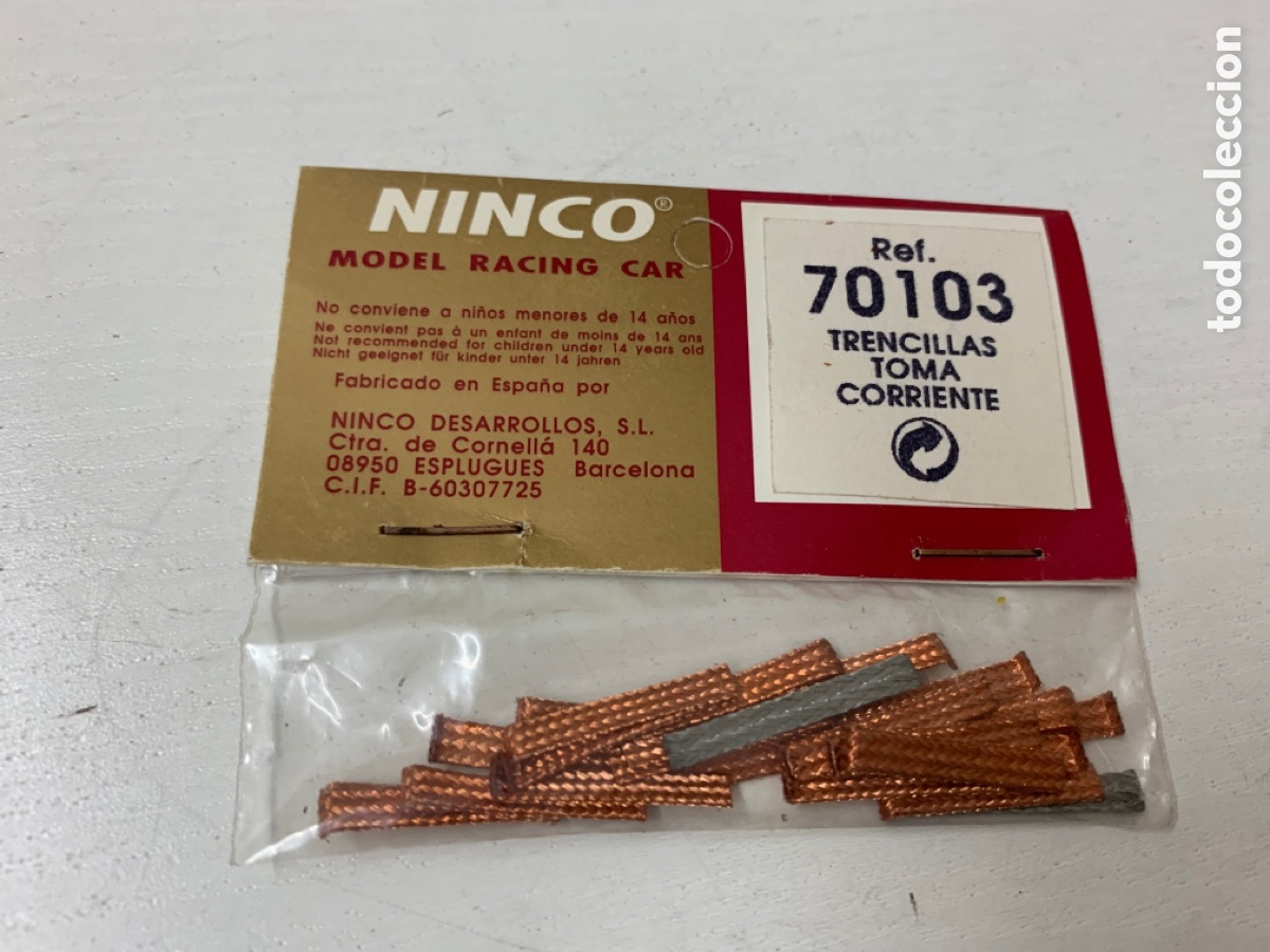Scalextric: LOTE Ref. 70103 TRENCILLAS TOMA CORRIENTE NINVO - Foto 2