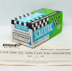 Scalextric: CAJA REPRO EXIN SCALEXTRIC PARA SEAT 850 COUPE ABARTH. Lote 402095864