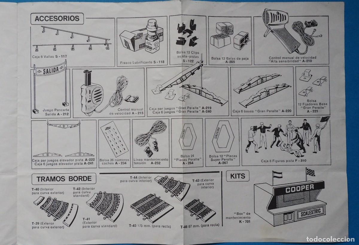 Scalextric: SOBRE CON MANUAL DE MONTAJE DE SCALEXTRIC - Foto 4