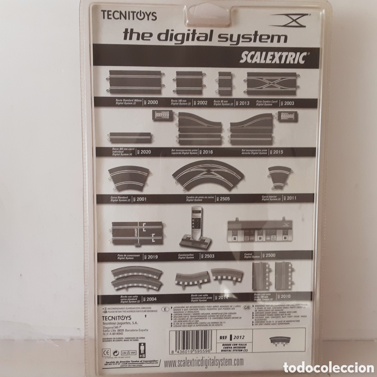 Scalextric: Scalextric digital. Borde con valla curva interior ref,2012. Nuevo. - Foto 2