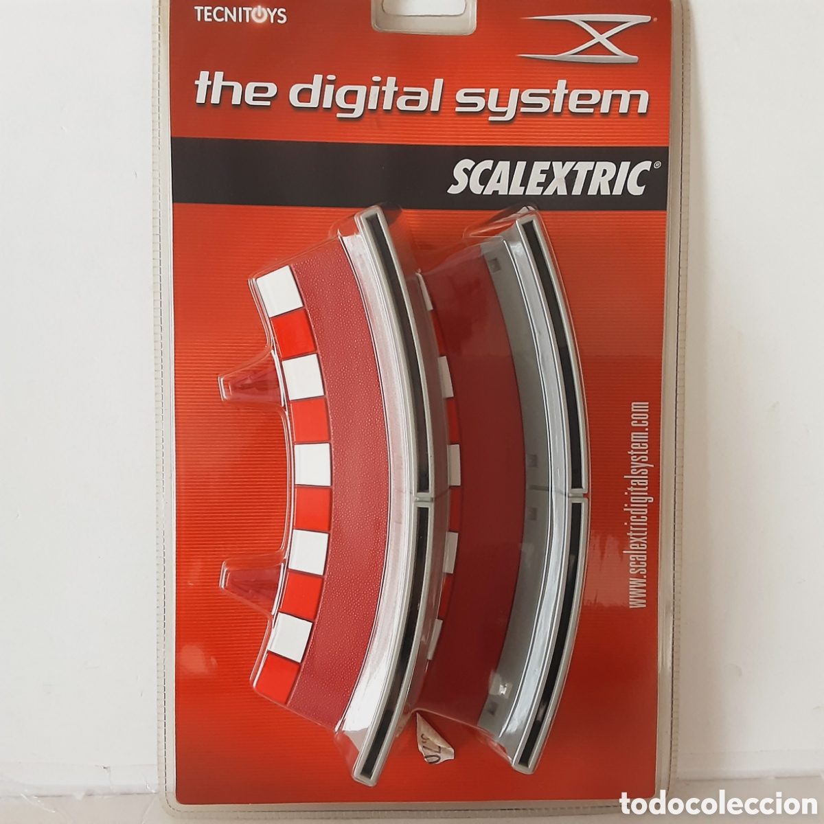 Scalextric: Scalextric digital. Borde con valla curva interior ref,2012. Nuevo. - Foto 1