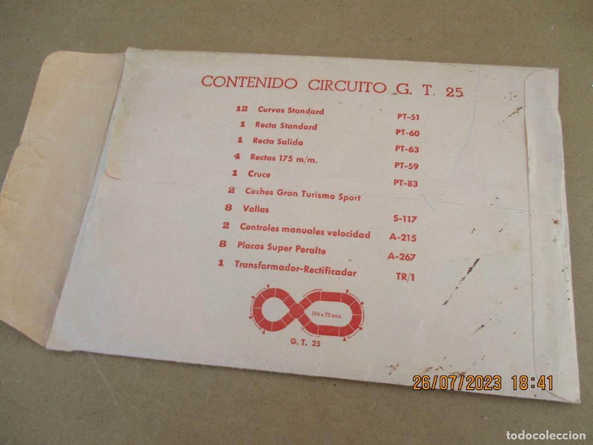 Scalextric: SCALEXTRIC EXIN SOBRE CON DOCUMENTACION GT 25 - Foto 1