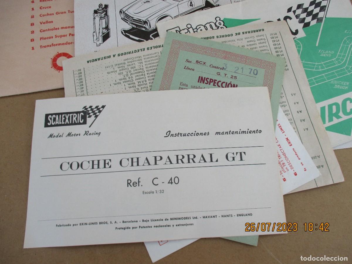 Scalextric: SCALEXTRIC EXIN SOBRE CON DOCUMENTACION GT 25 - Foto 3