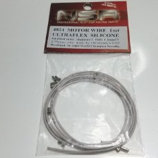 Scalextric: SLOT SCALEXTRIC NSR 1M CABLE BLANCO SILICONA ULTRAFLEXIBLE 0,25MM Y 10 TERMINALES REF. 4824