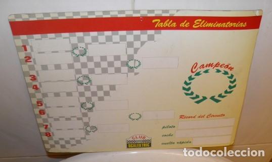 Scalextric: TABLA DE ELIMINATORIAS DEL CLUB SCALEXTRIC - Foto 4