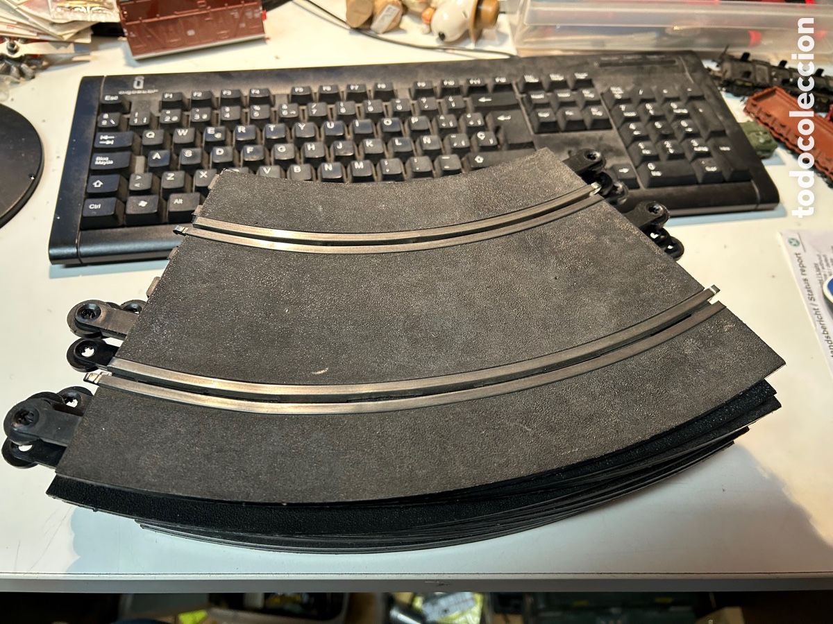 Scalextric: 10 CURVAS SCALEXTRIC - Foto 1