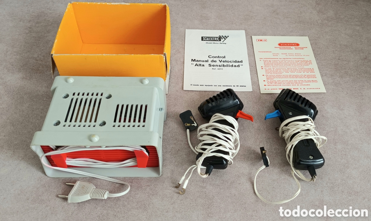 Scalextric: Transformador, mandos e instrucciones Scalextric - Foto 2