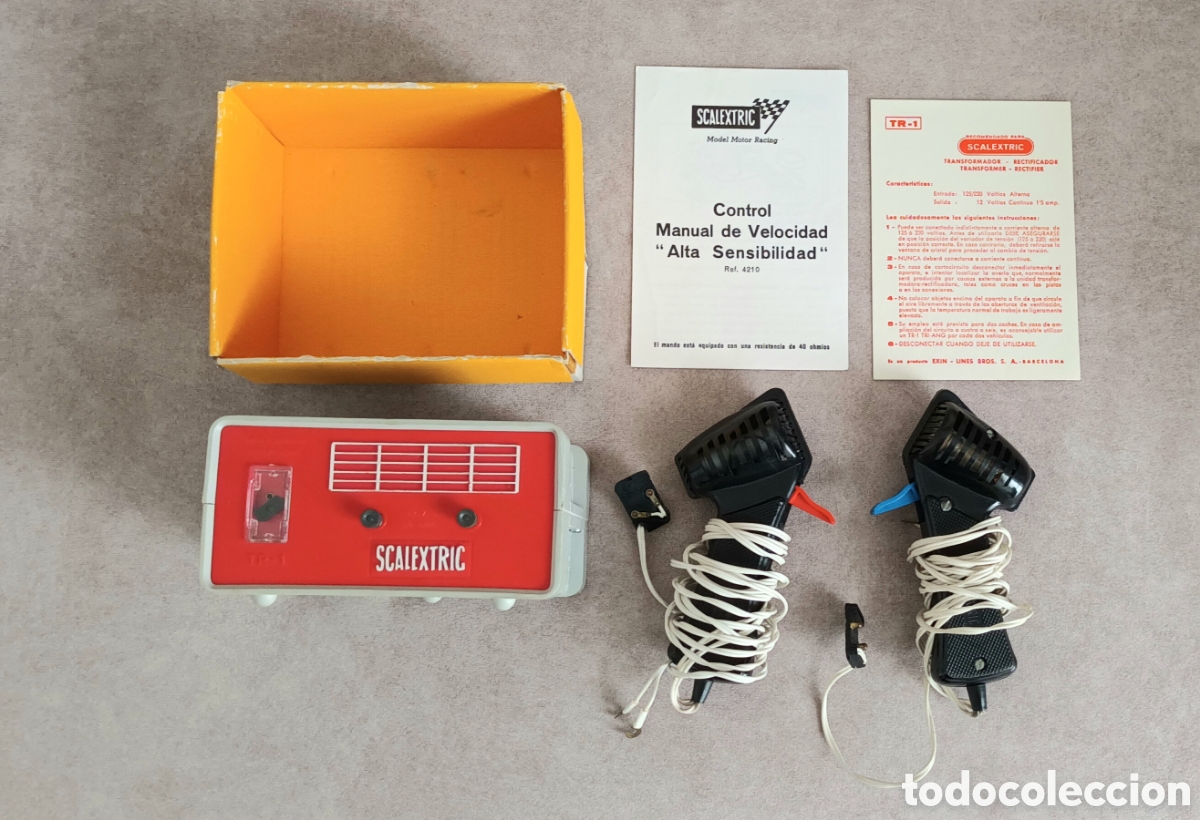 Scalextric: Transformador, mandos e instrucciones Scalextric - Foto 1