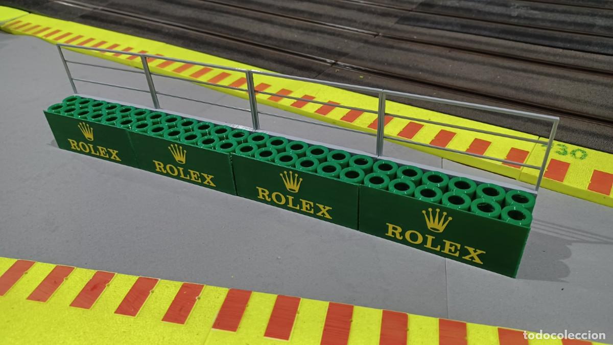 Scalextric: x4 barrera neum&aacute;ticos decoraci&oacute;n - Foto 2