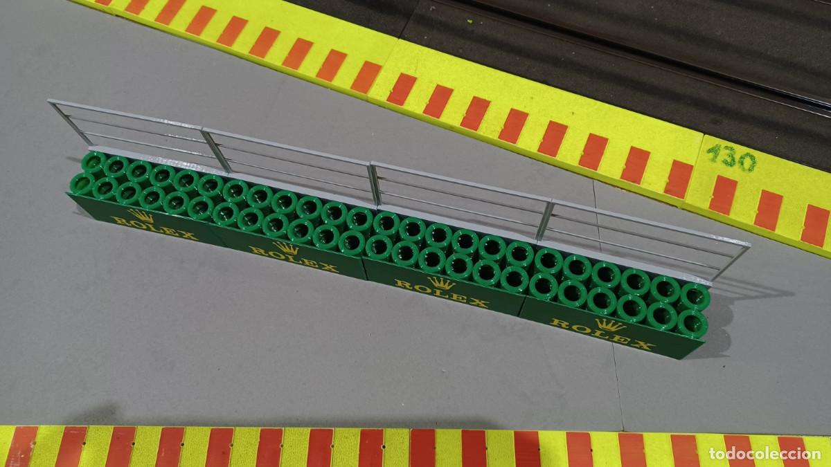 Scalextric: x4 barrera neum&aacute;ticos decoraci&oacute;n - Foto 3
