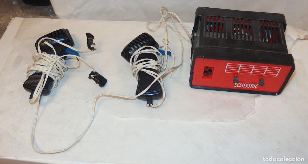 Scalextric: DOS MANDOS Y TRANSFORMADOR SCALEXTRIC,EXIN,FUNCIONANDO - Foto 1