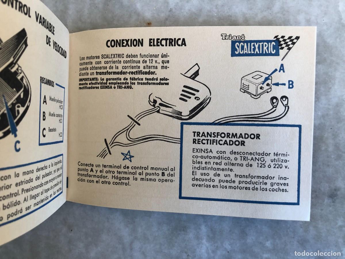 Scalextric: TRI-ANG SCALEXTRIC, MANUAL DE INSTRUCCIONES Y REGLAMENTO - Foto 3