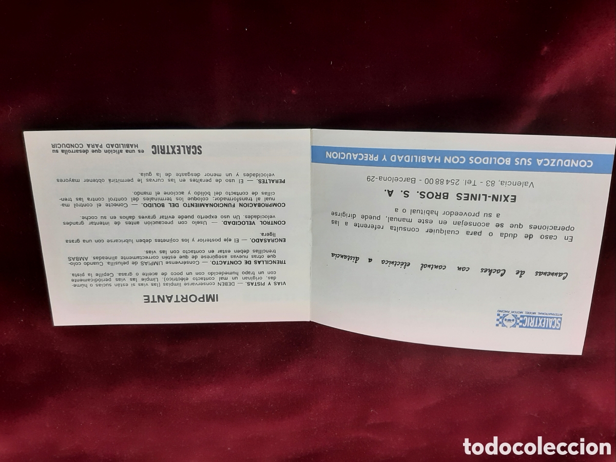 Scalextric: Manual de Instrucciones y Reglamento SCALEXTRIC. - Foto 3