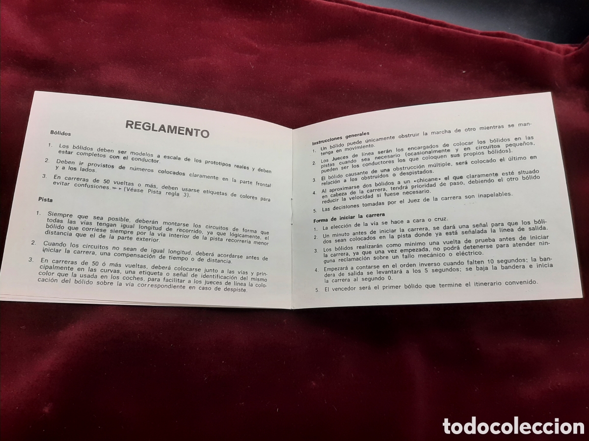 Scalextric: Manual de Instrucciones y Reglamento SCALEXTRIC. - Foto 5