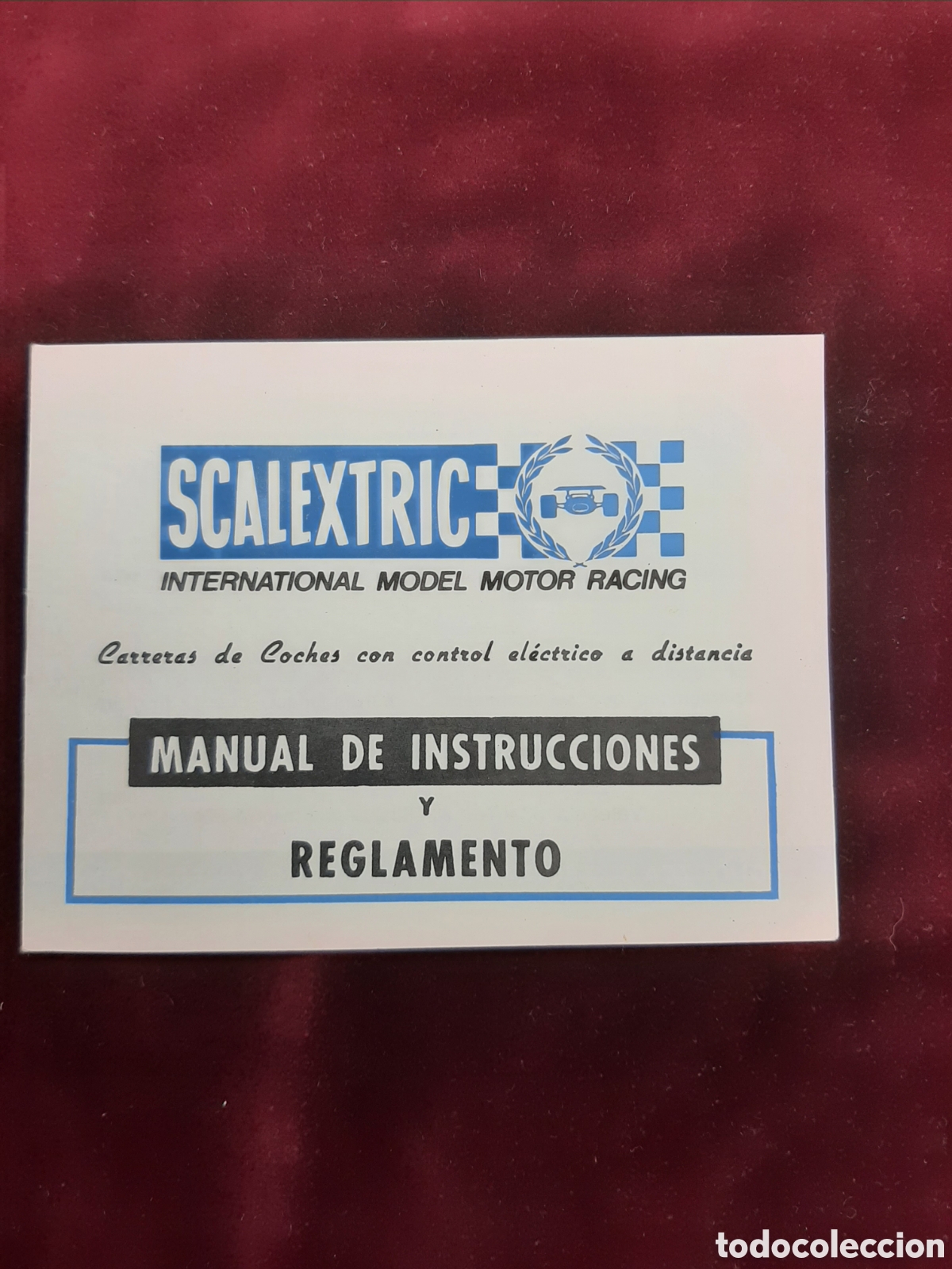 Scalextric: Manual de Instrucciones y Reglamento SCALEXTRIC. - Foto 1