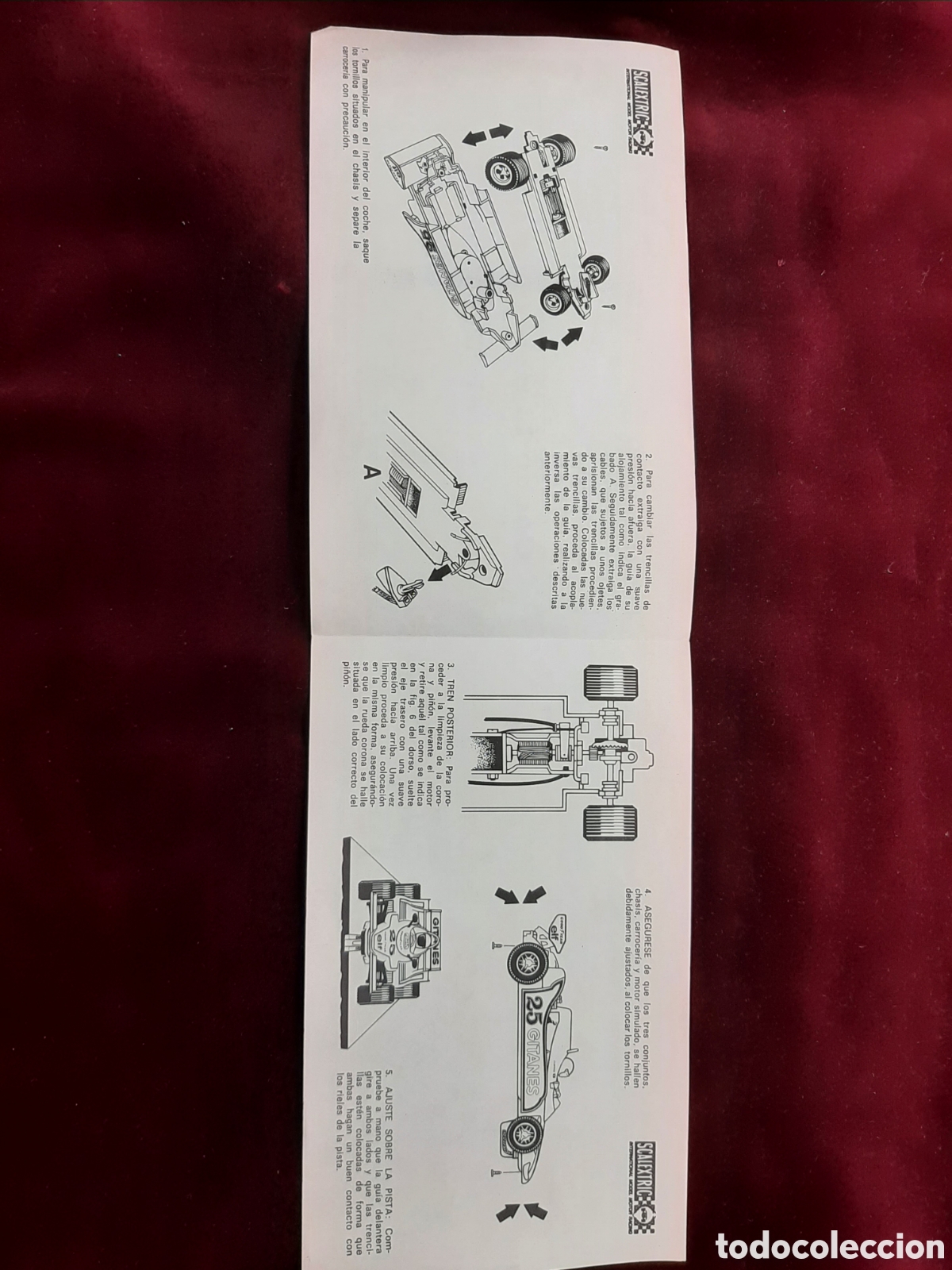 Scalextric: Instrucciones Coche Ligier JS-11 F&oacute;rm. 1. Ref. 4060. - Foto 2