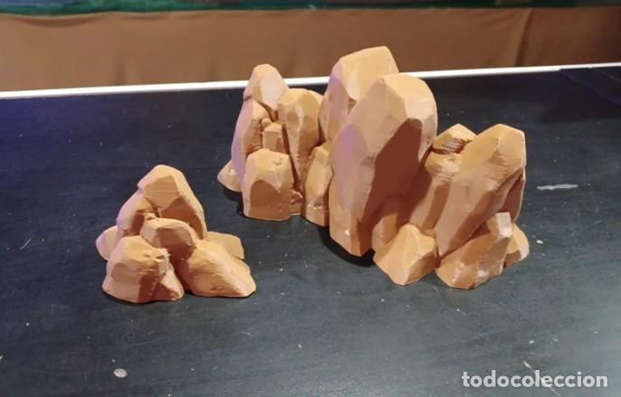 Scalextric: monta&ntilde;as rocas 3D decoraci&oacute;n - Foto 1