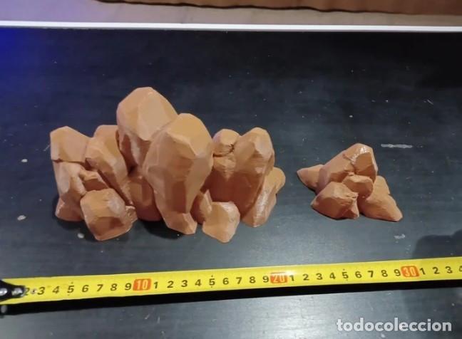 Scalextric: monta&ntilde;as rocas 3D decoraci&oacute;n - Foto 3