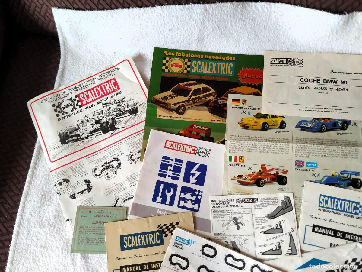 Scalextric: Lote Papeles / Documentaci&oacute;n / Folletos SCALEXTRIC - Foto 2